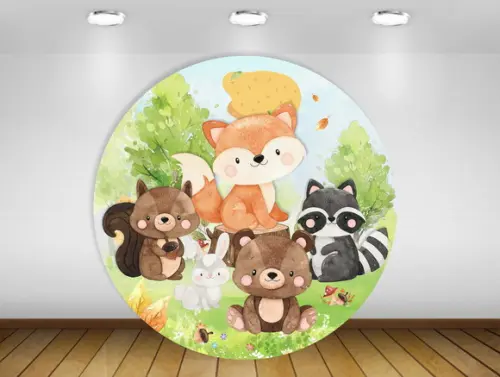 Painel bosque dos animais