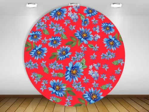 Painel chita vermelho 1,50m