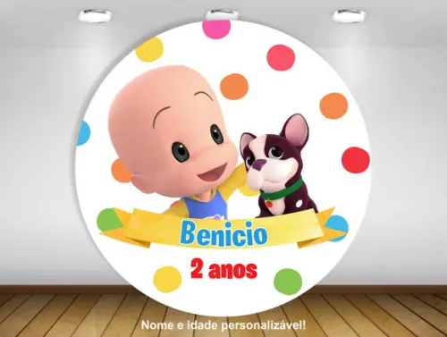 Painel Cleo e Cuquin 1,50m - Impressão Lona