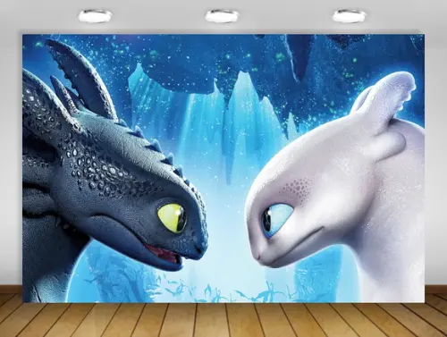 Painel Como Treinar o Seu Dragão 3x2m