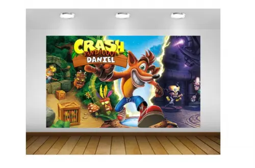 Painel Crash Bandicoot 1,50x0,90m