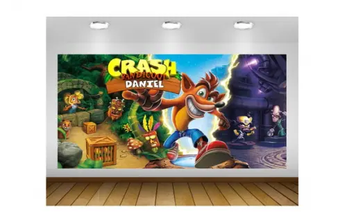 Painel Crash Bandicoot 2x1m