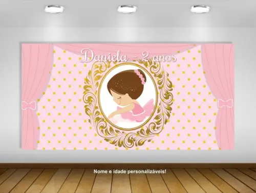 Painel de Festa Bailarina 2x1m