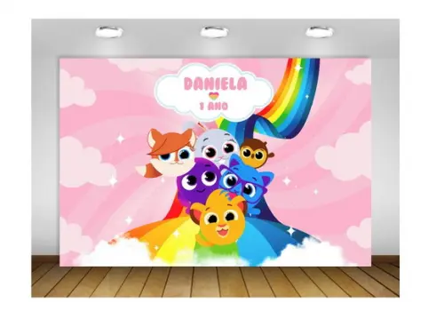 Painel de festa Bolofofos