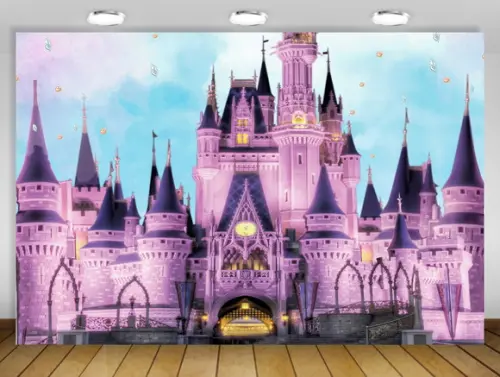 Painel De Festa Castelo Cinderela
