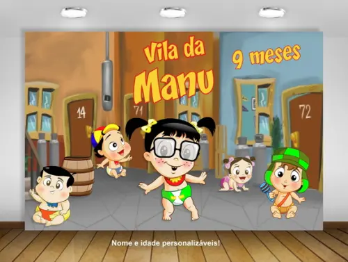 Painel de Festa Chiquinha Turma do Chaves 2x1m