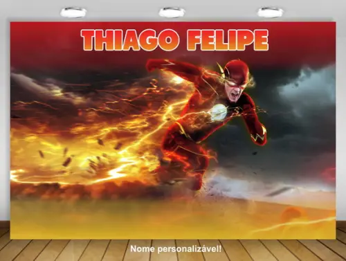 Painel De Festa Flash 1,50x1m
