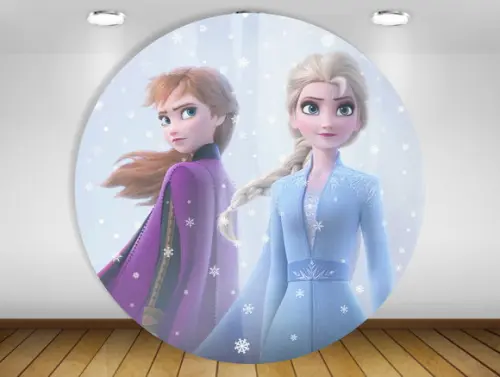 Painel de festa Frozen 1,20M - IMPRESSÃO LONA