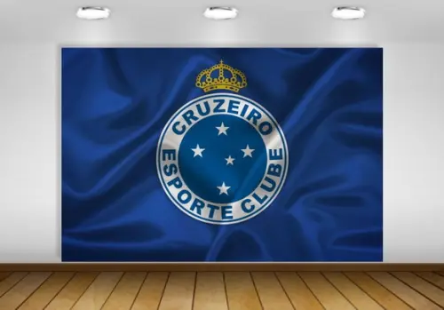 Painel de Festa Futebol Cruzeiro 2x2m