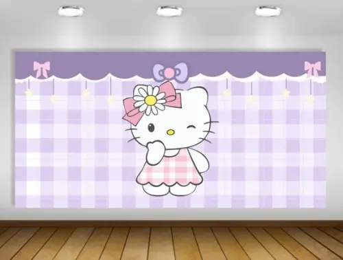Painel de Festa Hello Kitty