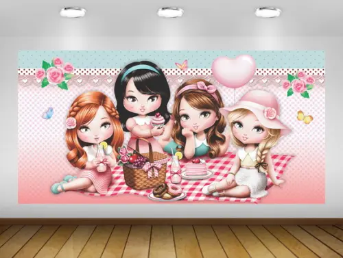 Painel de Festa Jolie boneca
