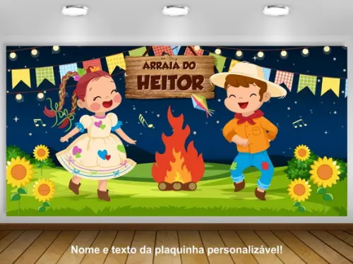 Painel de Festa Junina 3x2m