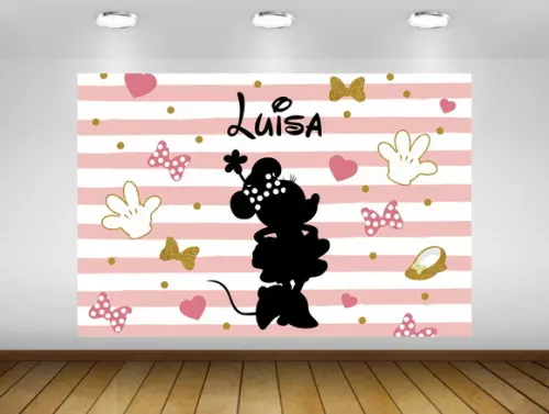 Painel de festa Minnie