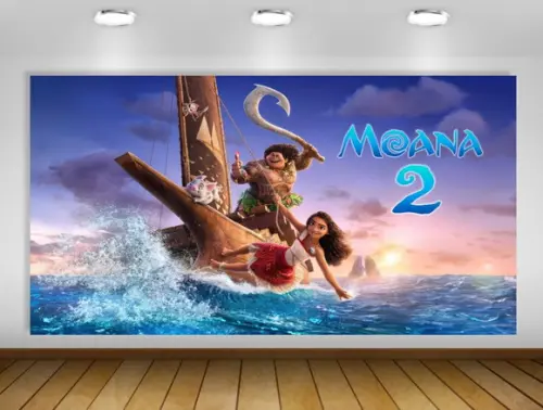 Painel de Festa Moana 2 2x1m