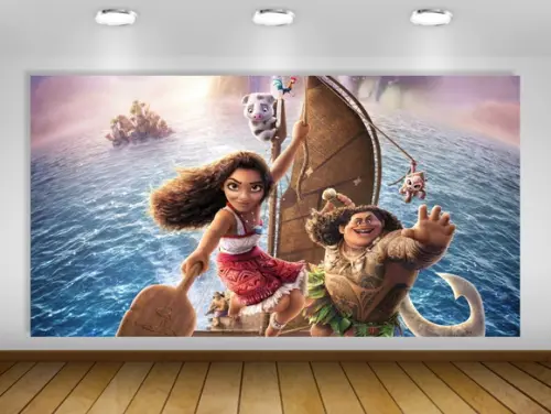 Painel de Festa Moana 2 2x1m