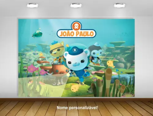 Painel de Festa Octonautas 2x1,50m