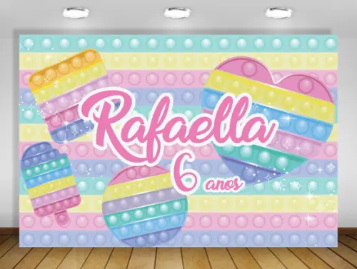 Painel de Festa Pop it