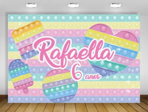 Painel de Festa Pop it 2x1m