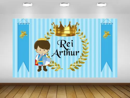 Painel de festa Rei Arthur