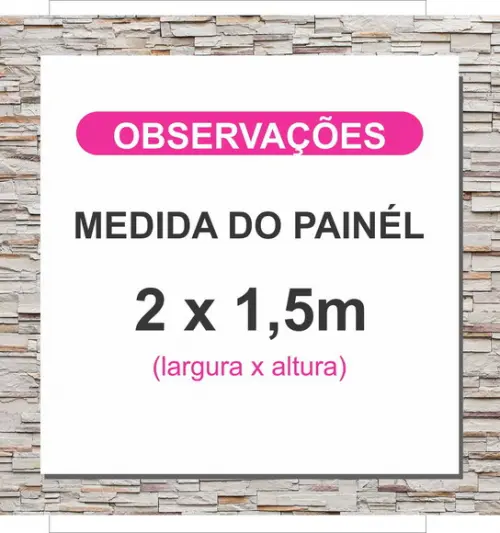 Painel de Festa Rock And Roll Preto e Amarelo 2x1,50m