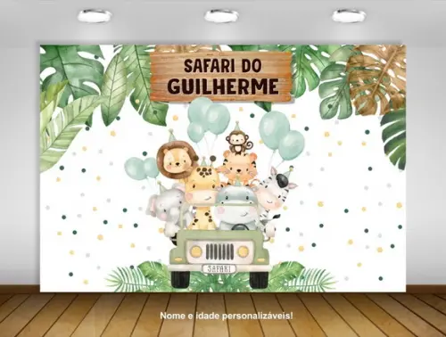Painel de Festa Safari 2x1,35m