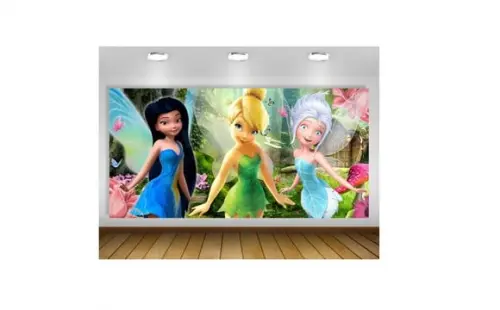 Painel de Festa Sininho Tinkerbell 2x1m