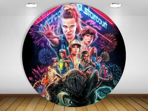 Painel de Festa Stranger Things 1,20m
