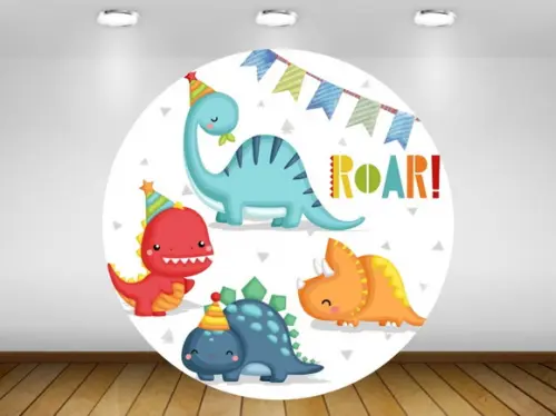 Painel Dinossauro 1,20M - IMPRESSÃO LONA