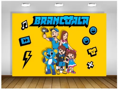 Painel Família Brancoala Desenho 1,50x1m