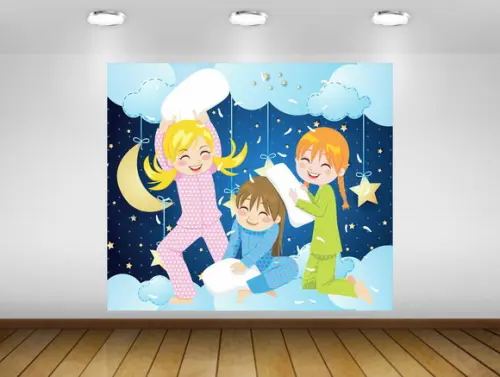 Painel Festa do Pijama 2x1m