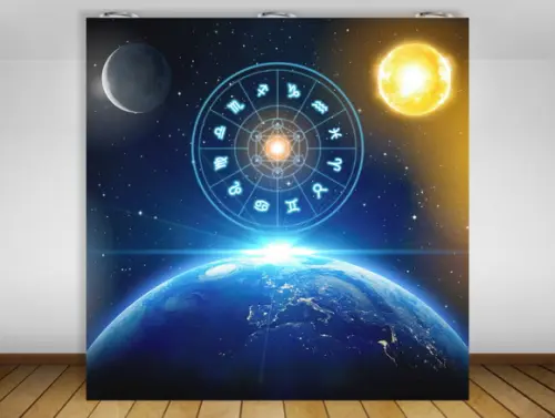 Painel Horóscopo Signos - IMPRESSÃO LONA