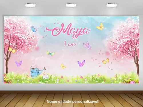 Painel Jardim das Borboletas 3x2m