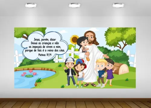 Painel Jesus e as Crianças