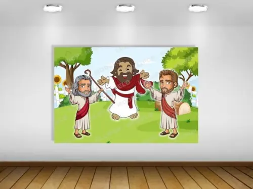 Painel Jesus Moisés Elias Monte da Transfiguração