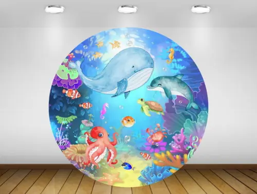 Painel Kit Festa Nemo E Fundo Do Mar