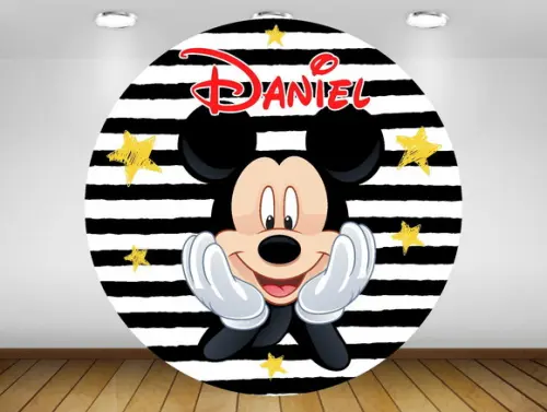 Painel Mickey 1,20M - IMPRESSÃO LONA