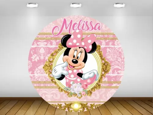 Painel Minnie 1,20M - IMPRESSÃO LONA