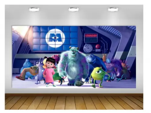 Painel Monstros Sa Boo 2x1m