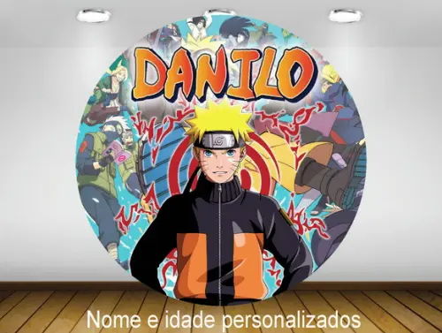 Painel Naruto 1,20m - Impressão Lona