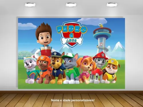 Painel Patrulha Canina 3x2m