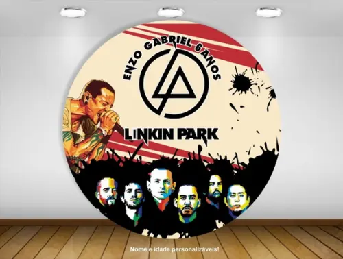 Painel Rock Linkin Park Chester Bennington 1,50m