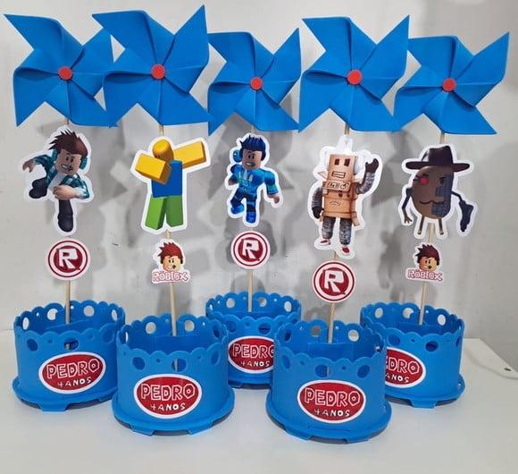 Centro de Mesa Roblox Enfeite de Mesa Roblox Catavento