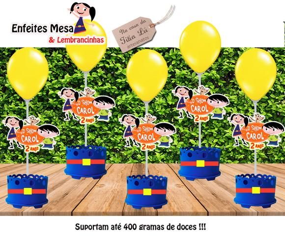 Centro de Mesa Show da Luna com Suporte Balão ou Catavento