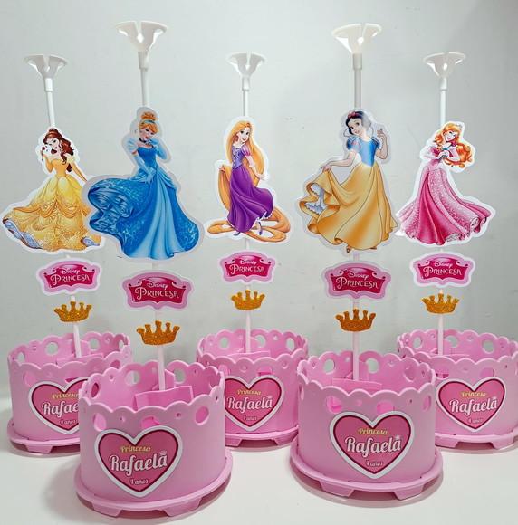 Display de Mesa Princesas Disney Centro de Mesa Princesas