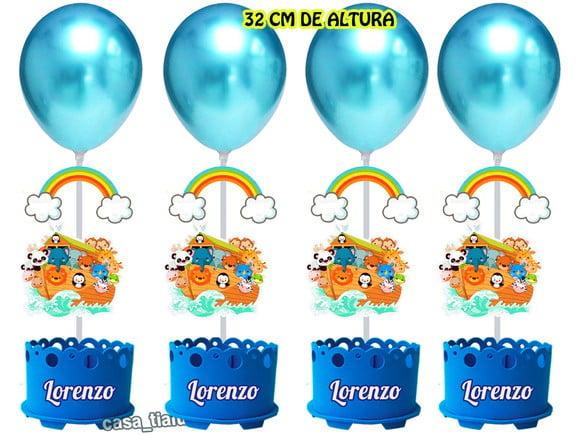 Enfeite de Mesa Arca de Noé Igreja Display Mesa Arca Noe