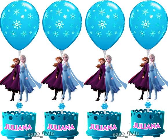 Enfeite de Mesa Frozen 2 Centro de Mesa Frozen