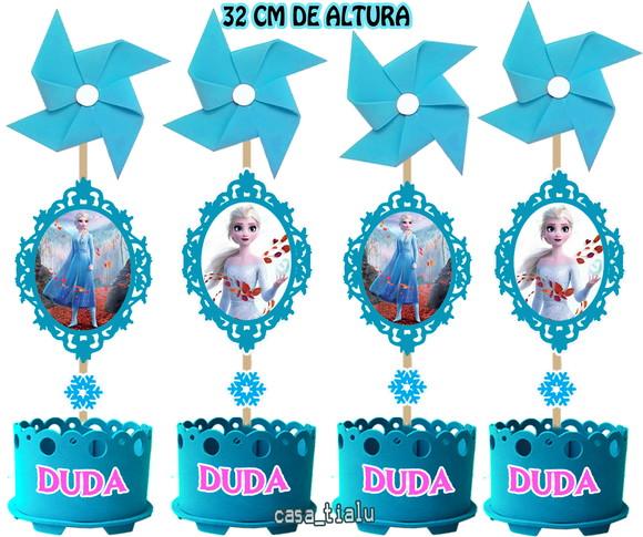 Enfeite de Mesa Frozen 2 Entro Mesa Frozen 2
