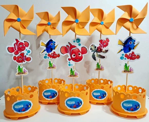 Enfeite de Mesa Procurando Nemo Centro Mesa ou Lembrancinhas