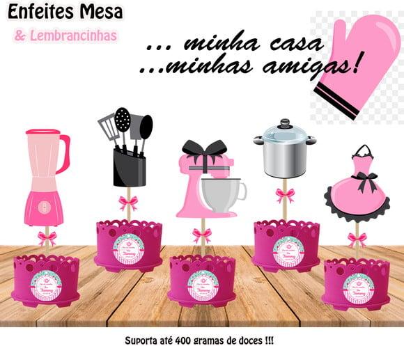 Enfeite Mesa Cha de Panelas Cozinha Lembrancinhas Cha Panela