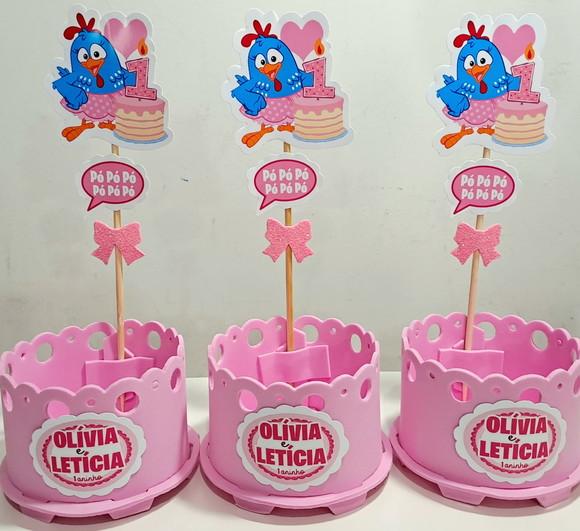 Kit Lembrancinha Galinha Pintadinha Candy Color Kit Festa